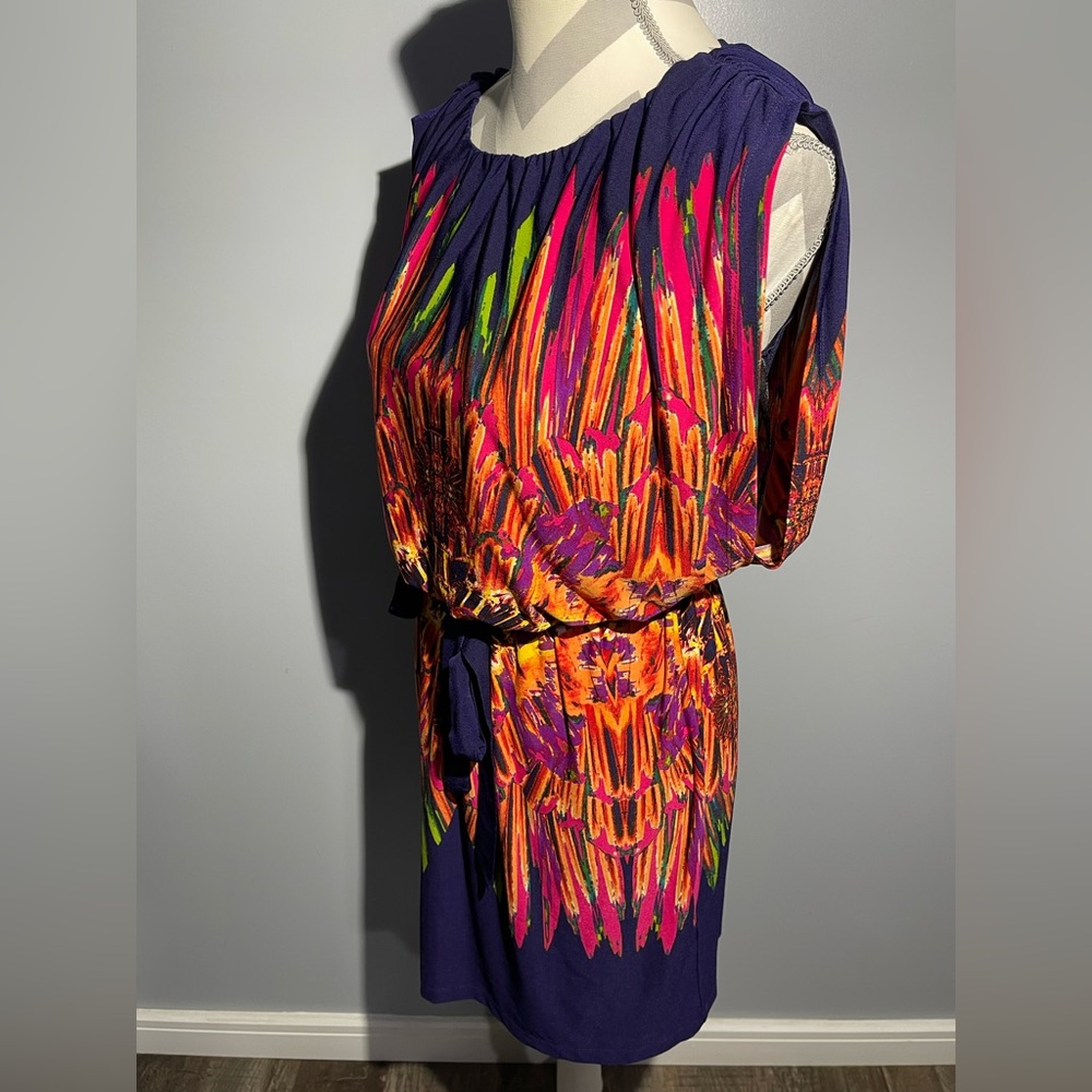 Enfocus Studio Elegant Navy Dress - Picture 2 of 11